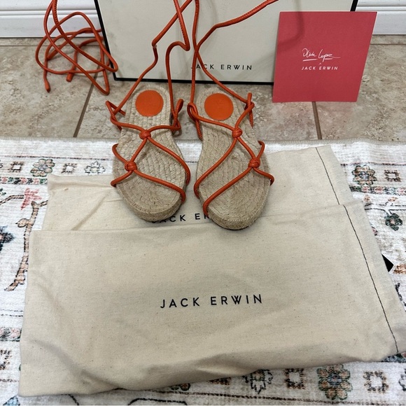 New Jack Erwin x Olivia Lopez espadrille sandals size 7 - Picture 4 of 9
